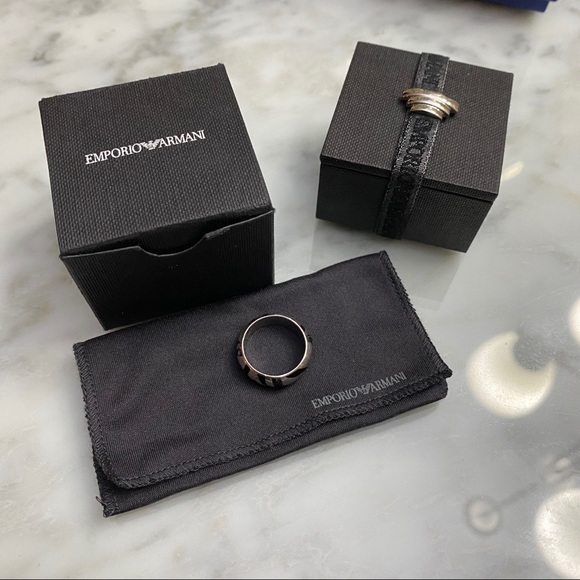 Emporio Armani silver zebra ring - Picture 3 of 6